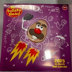 Mr. Potato Head - 16 Month 2025 Wall Calendar